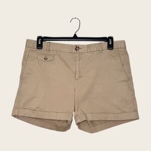 Banana Republic Beige City Chino Cuffed Shorts